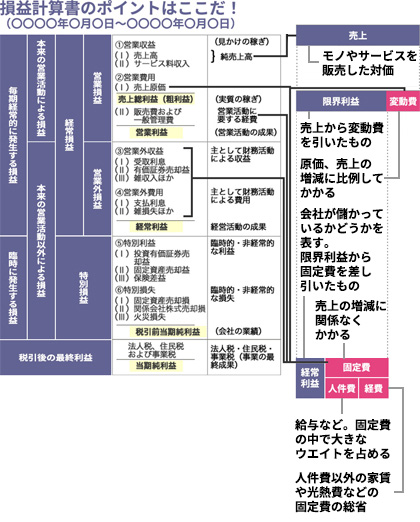 損益計算書のポイントはここだ！の参考画像